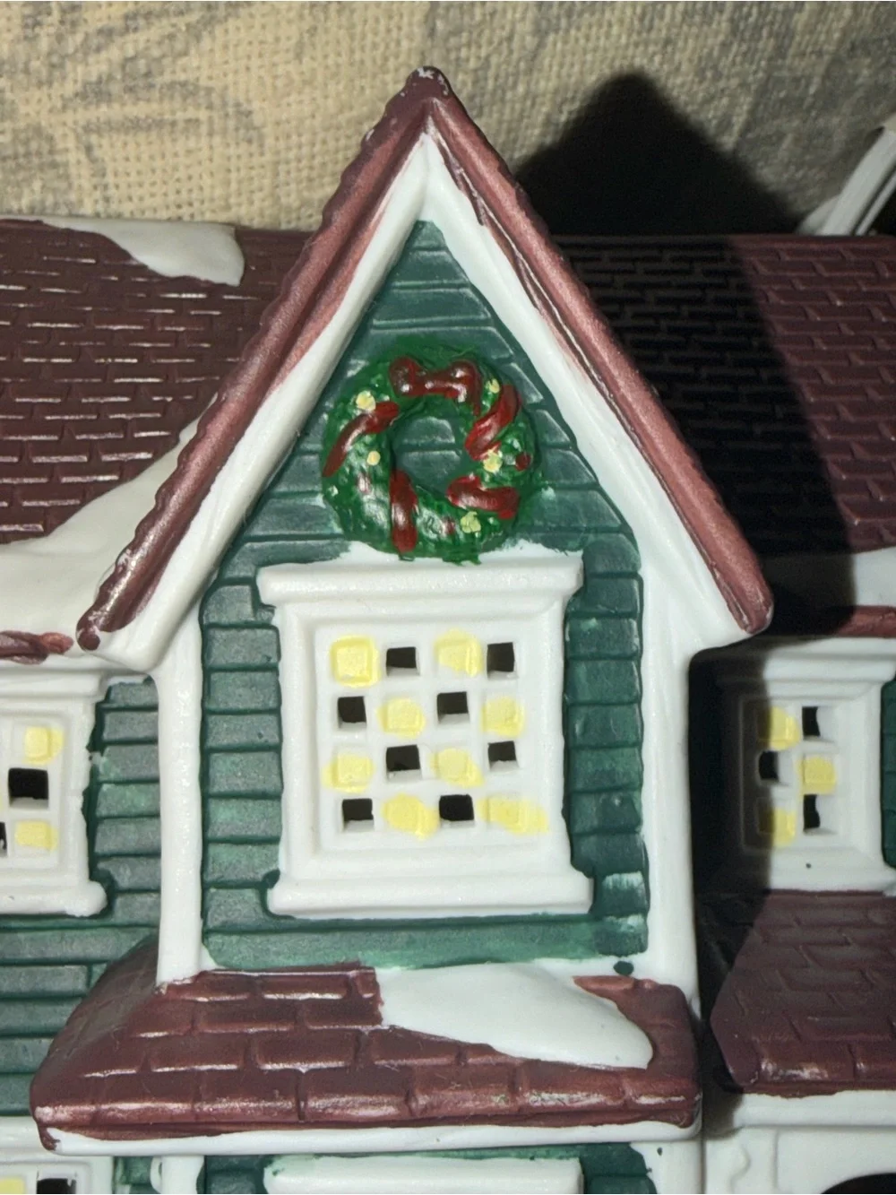 Dickens Collectibles 1994 Christmas Holiday House Classic Vintage Glass Works Us